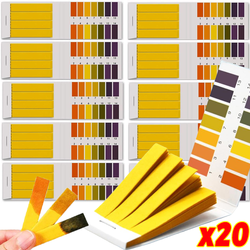 Ph Strip Test - Universal pH Test Strips 1-14 Fast