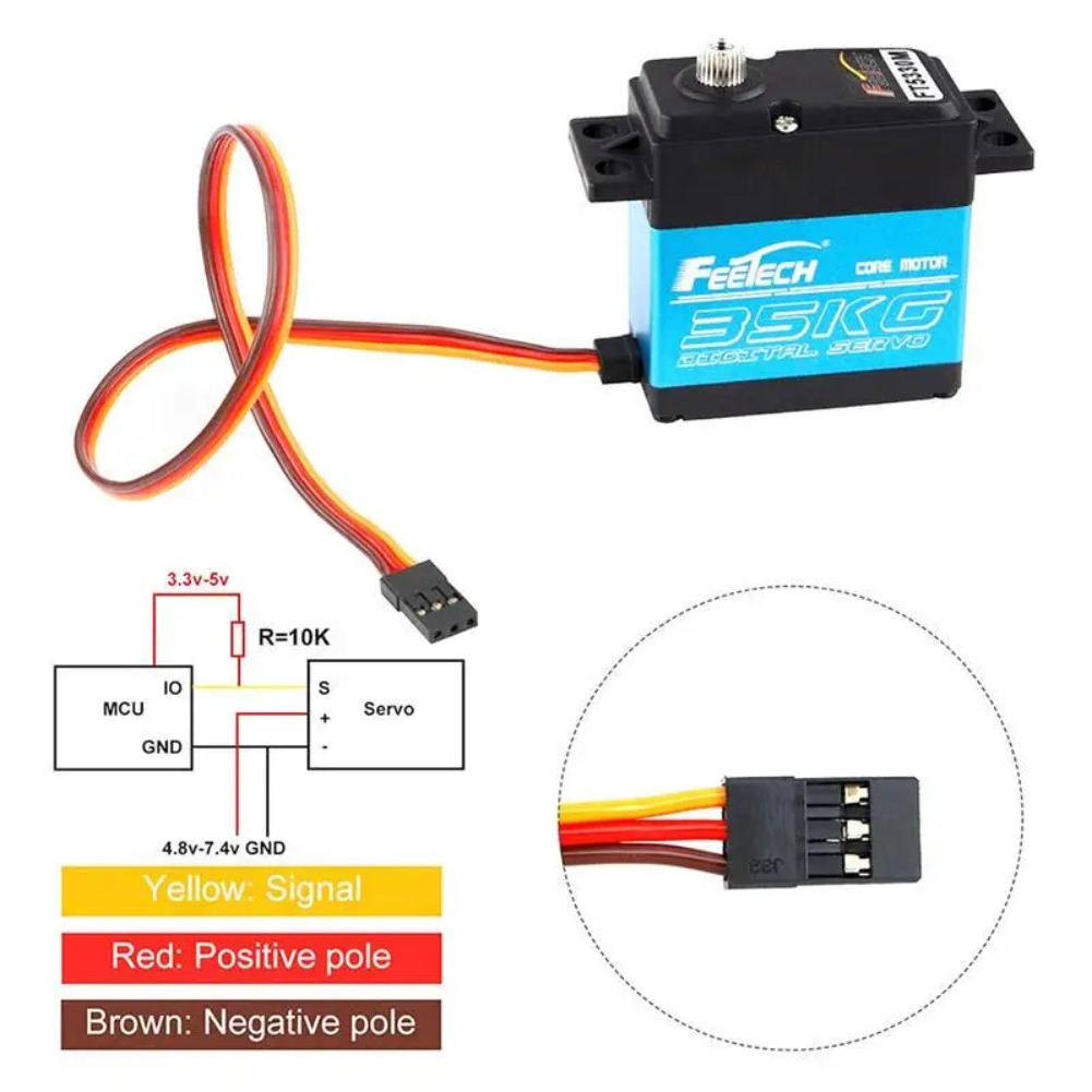 FEETECH FT5330M 35KG Digital S - đánh giá và giá Robot Arm Motor