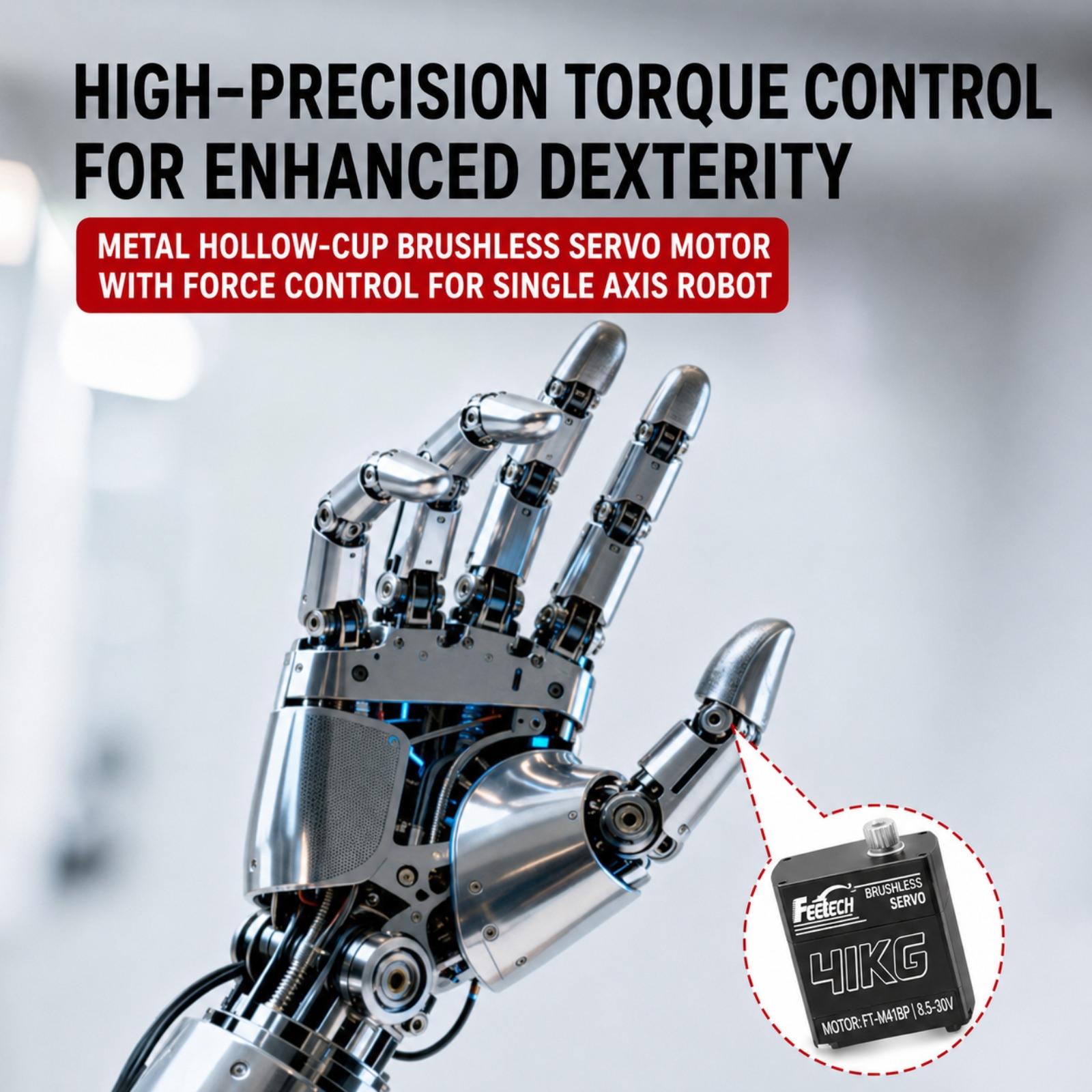 Feetech HL-3604-C001 Coreless  - đánh giá và giá Robot Arm Motor