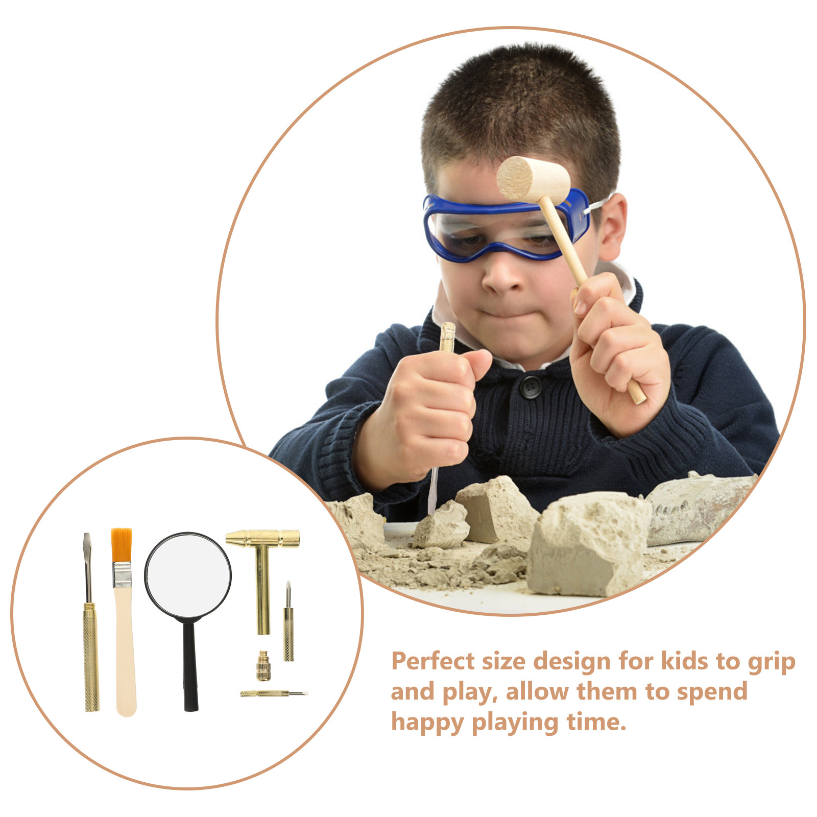 1Set Children Excavation Tool  - đánh giá và giá Science Toys