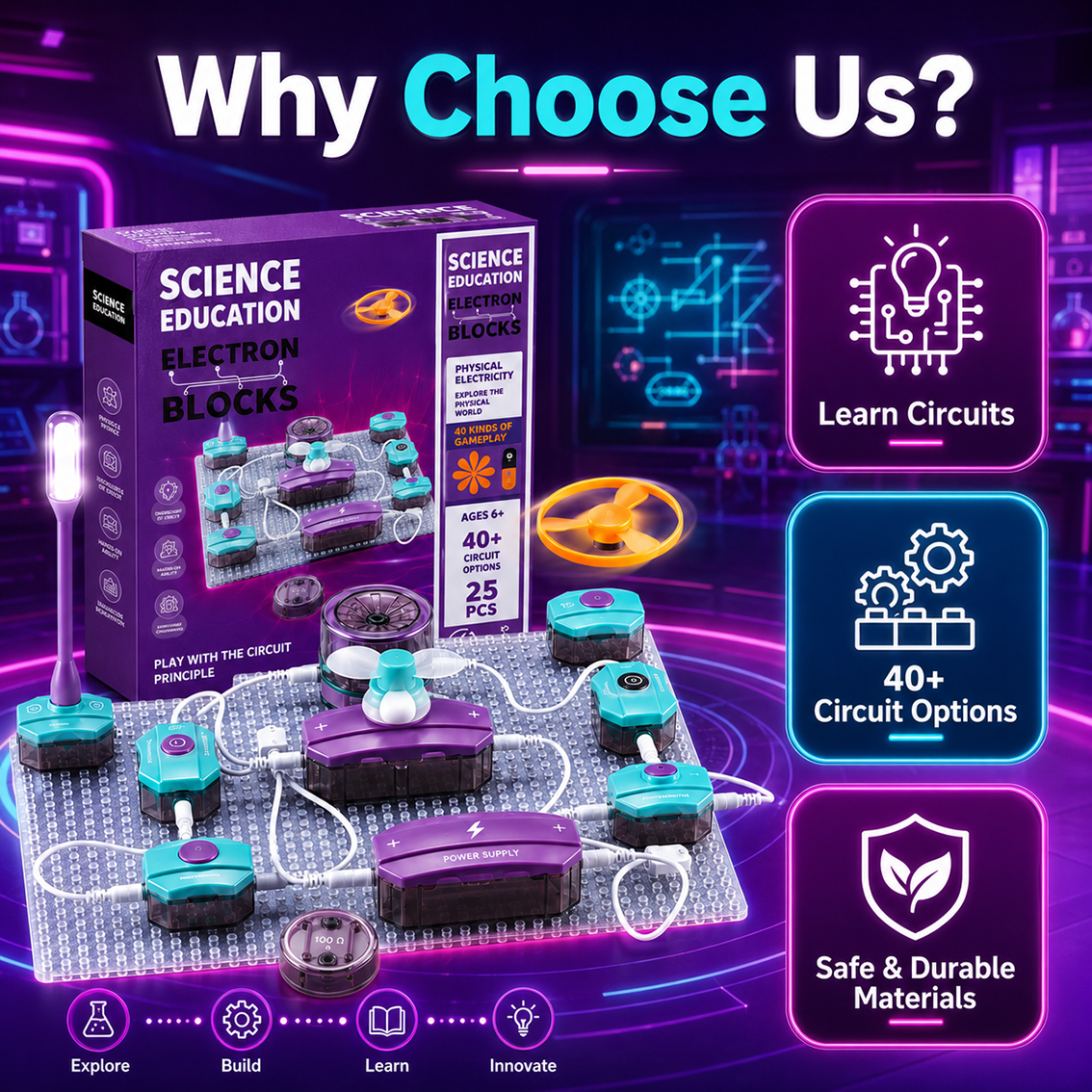 40+ Snap Circuit Experiment Ki - đánh giá và giá Circuit Snap Kit