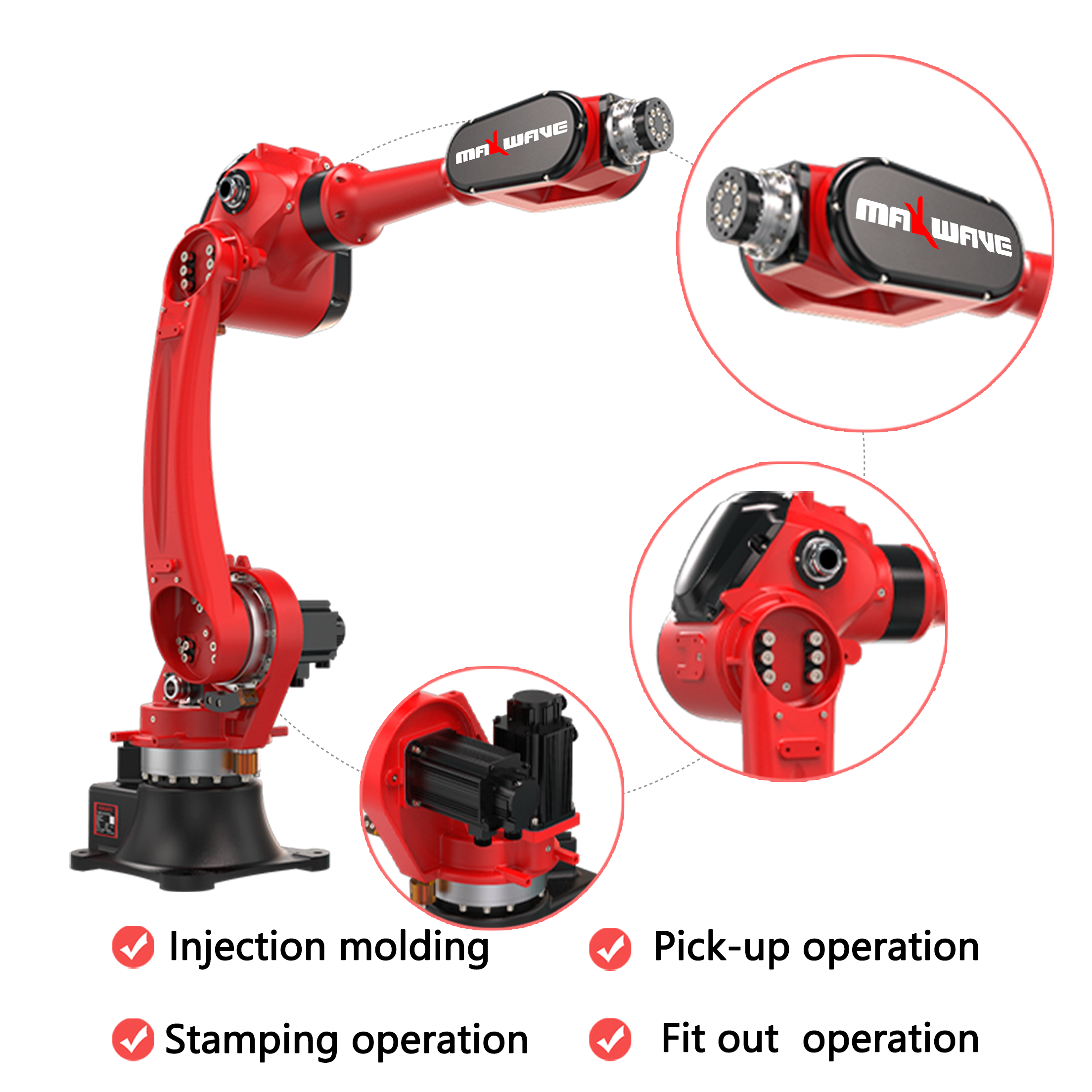 Maxwave Precision Robotic Arm  - đánh giá và giá Robot Arm Motor