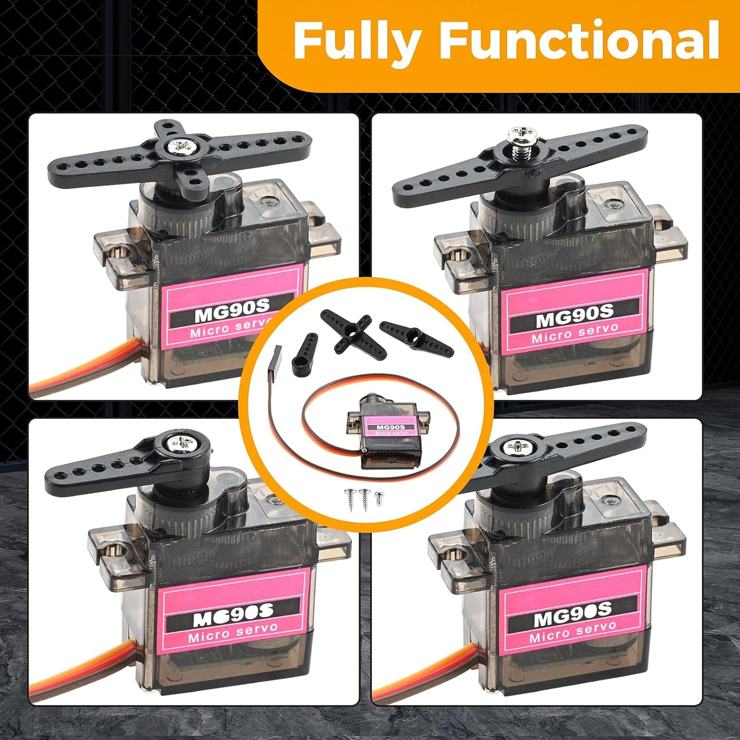 4pcs Micro Servo Metal Gear 90 - đánh giá và giá Robot Arm Motor
