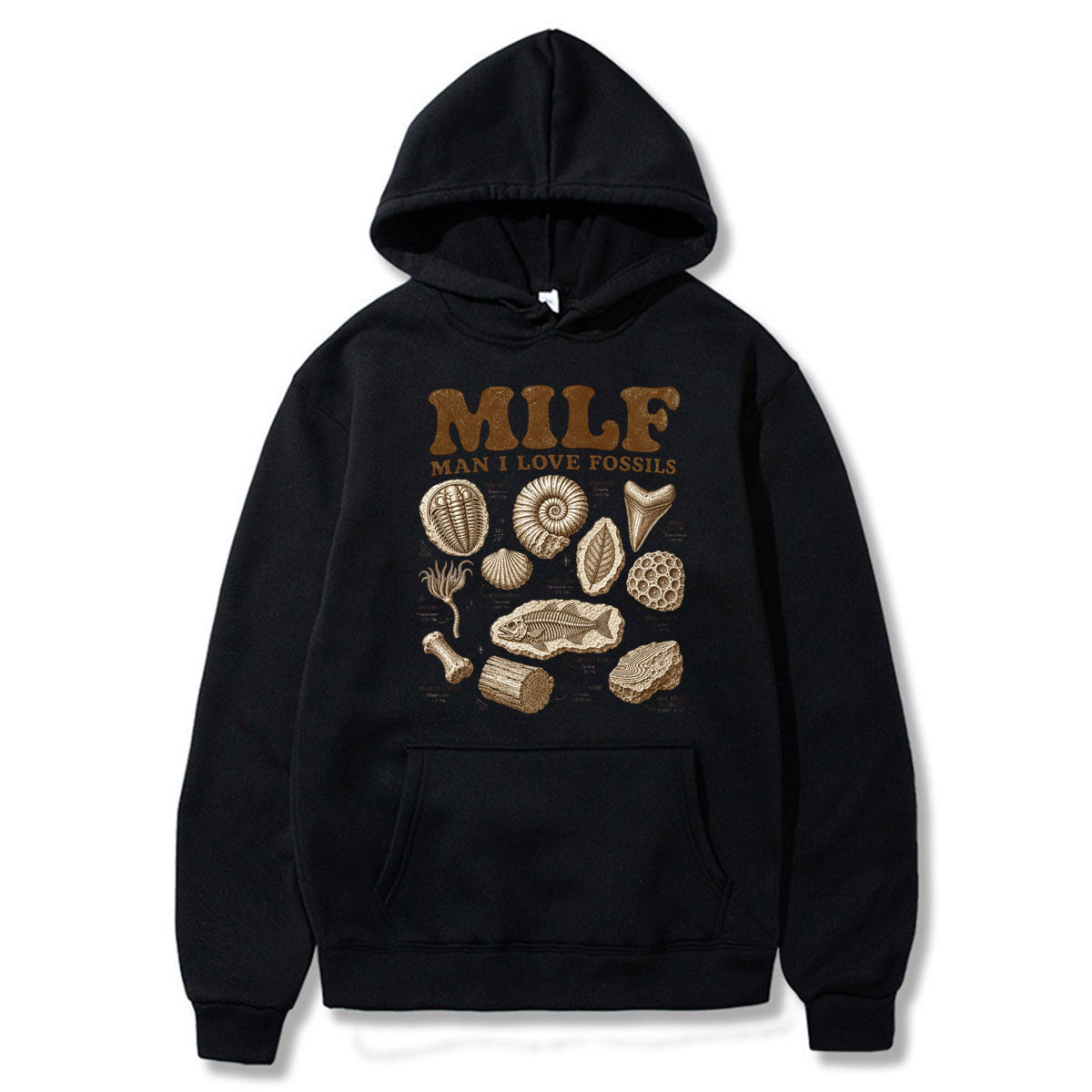 Milf Man I Love Fossils Hoodie - đánh giá và giá Science Hunter